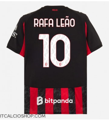 AC Milan Rafael Leao #10 Prima Maglia 2025-26 Manica Corta